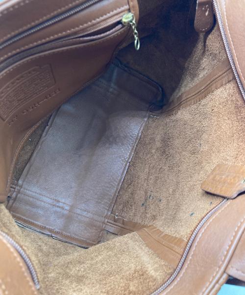 COACH（コーチ）COACH (コーチ) レザーハンドバッグ ブラウンの古着・服飾アイテム