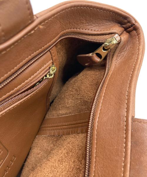 COACH（コーチ）COACH (コーチ) レザーハンドバッグ ブラウンの古着・服飾アイテム