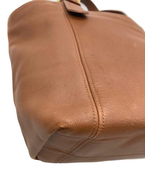 COACH（コーチ）COACH (コーチ) レザーハンドバッグ ブラウンの古着・服飾アイテム