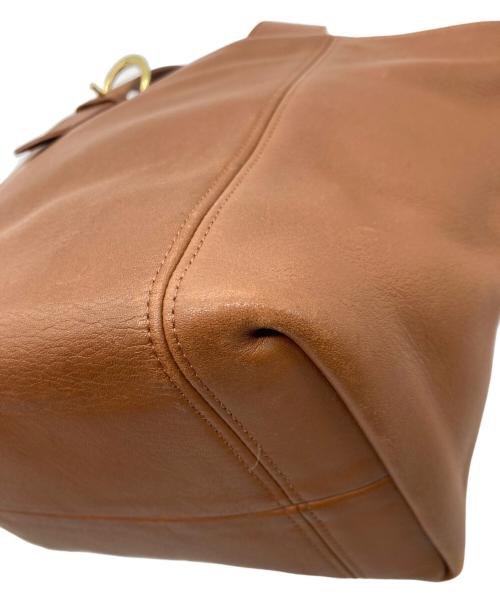 COACH（コーチ）COACH (コーチ) レザーハンドバッグ ブラウンの古着・服飾アイテム