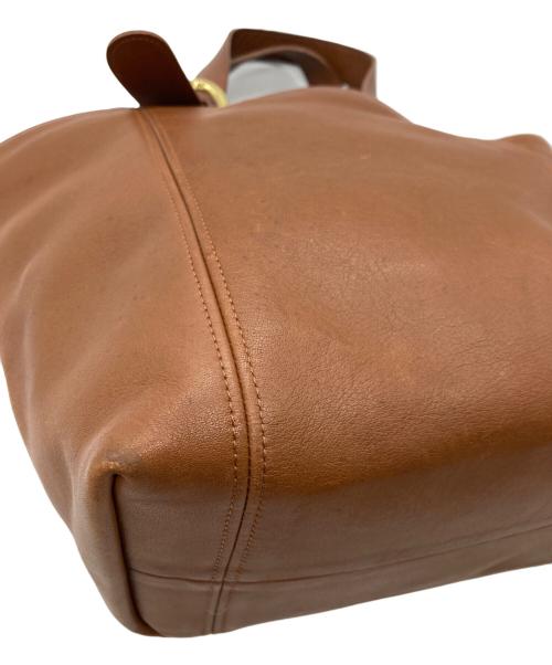 COACH（コーチ）COACH (コーチ) レザーハンドバッグ ブラウンの古着・服飾アイテム