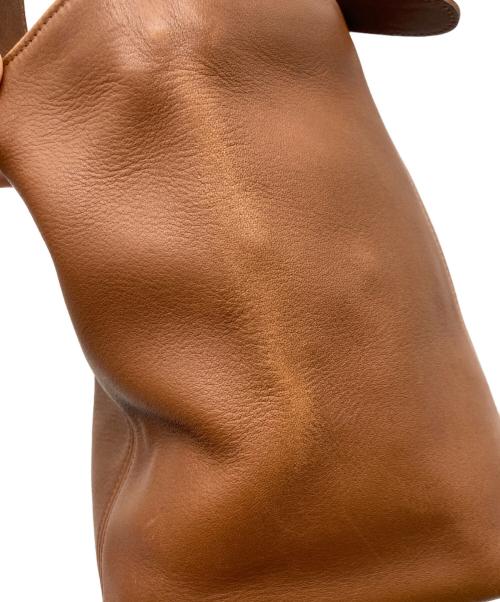 COACH（コーチ）COACH (コーチ) レザーハンドバッグ ブラウンの古着・服飾アイテム