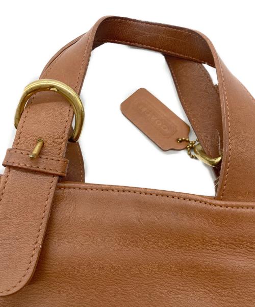 COACH（コーチ）COACH (コーチ) レザーハンドバッグ ブラウンの古着・服飾アイテム