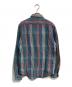 RRL (ダブルアールエル) フランネルチェックシャツ ブルー×レッド サイズ:M：10000円