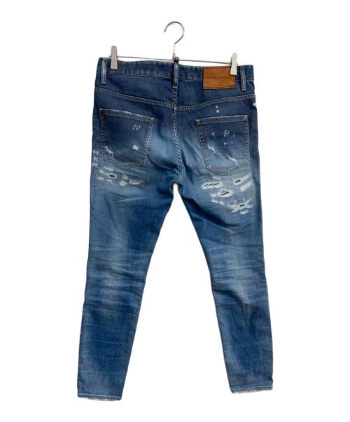 DSQUARED2（ディースクエアード）DSQUARED2 (ディースクエアード) SUPER TWINKY JEANS　23SS インディゴ サイズ:50の古着・服飾アイテム