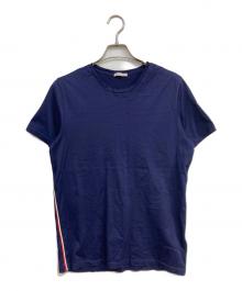 MONCLER（モンクレール）の古着「MAGLIA トリコロールTシャツ」｜ネイビー