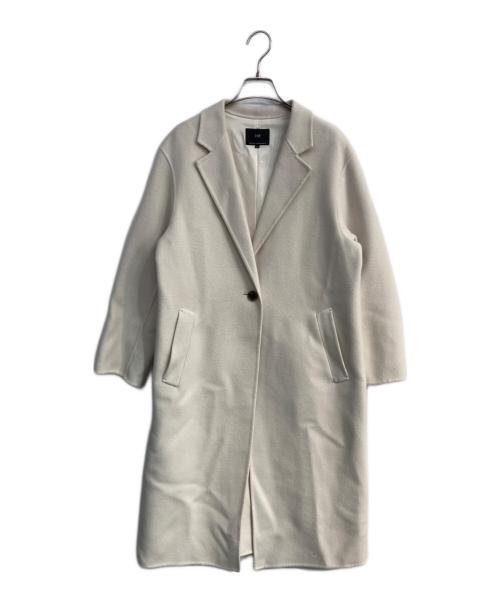 23区（ニジュウサンク）23区 (ニジュウサンク) ウールリバー ロングコート ベージュ サイズ:38の古着・服飾アイテム