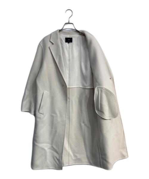 23区（ニジュウサンク）23区 (ニジュウサンク) ウールリバー ロングコート ベージュ サイズ:38の古着・服飾アイテム