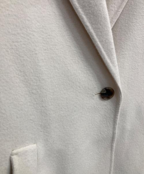 23区（ニジュウサンク）23区 (ニジュウサンク) ウールリバー ロングコート ベージュ サイズ:38の古着・服飾アイテム