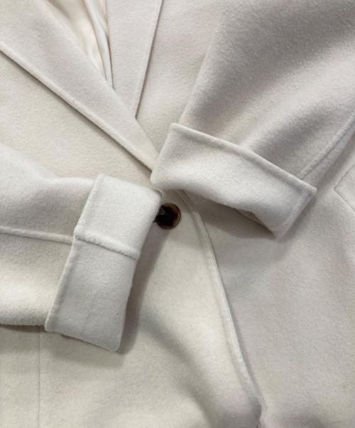 23区（ニジュウサンク）23区 (ニジュウサンク) ウールリバー ロングコート ベージュ サイズ:38の古着・服飾アイテム