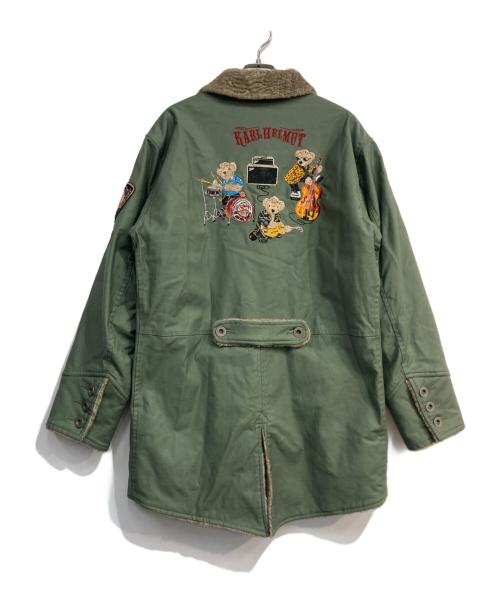 KARL HELMUT（カールヘルム）Karl Helmut (カールヘルム) モッズコート　A2345FC カーキ サイズ:Mの古着・服飾アイテム