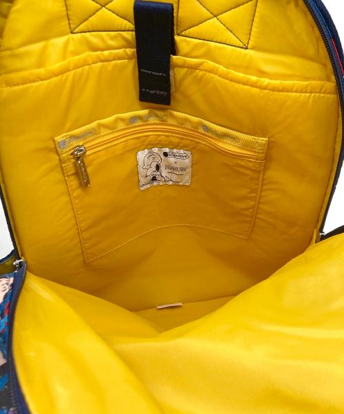 LeSportsac（レスポートサック）LeSportsac (レスポートサック) PEANUTS (ピーナッツ) ROUTE BACKPACK ブルーの古着・服飾アイテム