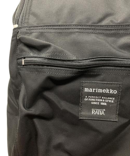 marimekko（マリメッコ）marimekko (マリメッコ) BUDDYリュック ブラックの古着・服飾アイテム