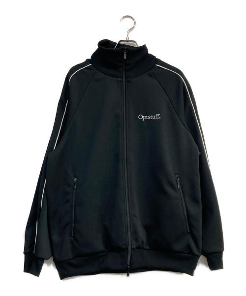 OPTSTUFF（オプトスタフ）optstuff (オプトスタフ) TRACK JACKET ブラック サイズ:Lの古着・服飾アイテム