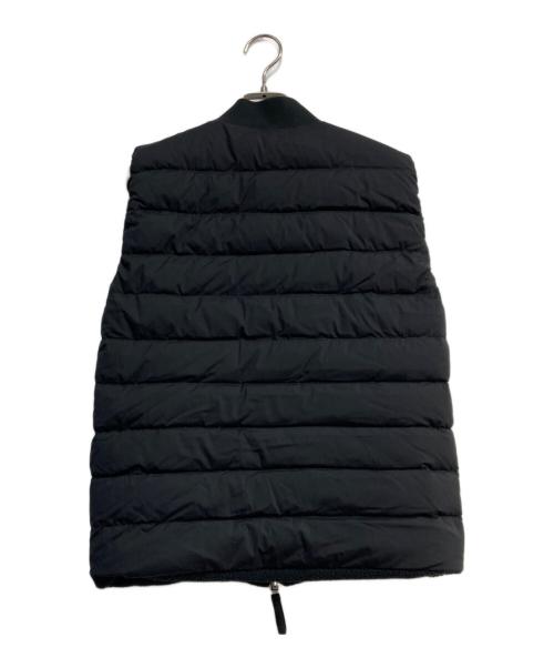 DUVETICA（デュベティカ）DUVETICA (デュベティカ) giab's ARCHIVIO (ジャブス アルキヴィオ) CAPRAIAリバーシブルダウンベスト ブラック サイズ:46の古着・服飾アイテム