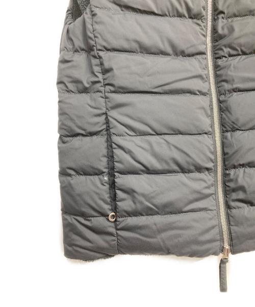 DUVETICA（デュベティカ）DUVETICA (デュベティカ) giab's ARCHIVIO (ジャブス アルキヴィオ) CAPRAIAリバーシブルダウンベスト ブラック サイズ:46の古着・服飾アイテム