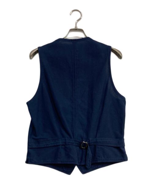 LARDINI（ラルディーニ）LARDINI (ラルディーニ) リネン混ジレ ネイビー サイズ:46の古着・服飾アイテム