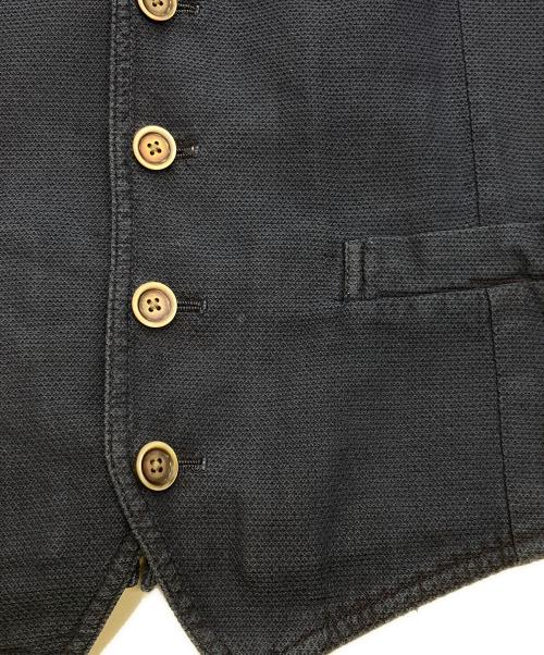 LARDINI（ラルディーニ）LARDINI (ラルディーニ) リネン混ジレ ネイビー サイズ:46の古着・服飾アイテム