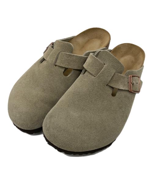 BIRKENSTOCK（ビルケンシュトック）BIRKENSTOCK (ビルケンシュトック) Bostonスウェードサンダル ベージュ サイズ:26.5cmの古着・服飾アイテム
