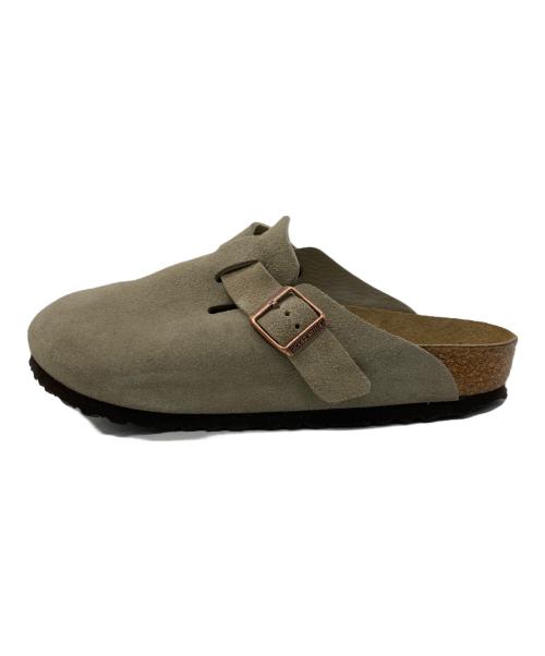 BIRKENSTOCK（ビルケンシュトック）BIRKENSTOCK (ビルケンシュトック) Bostonスウェードサンダル ベージュ サイズ:26.5cmの古着・服飾アイテム