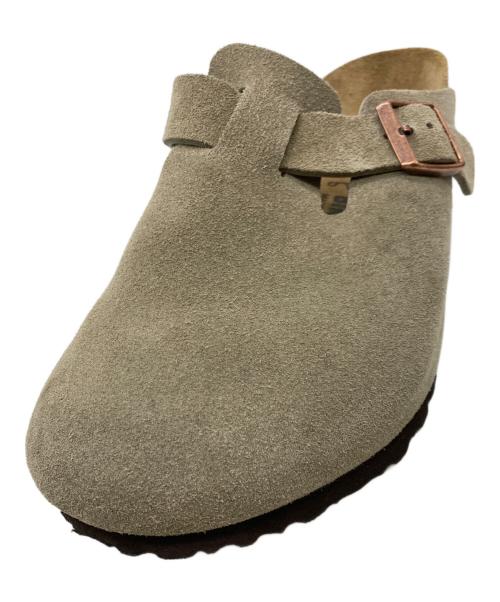 BIRKENSTOCK（ビルケンシュトック）BIRKENSTOCK (ビルケンシュトック) Bostonスウェードサンダル ベージュ サイズ:26.5cmの古着・服飾アイテム