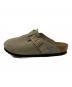 BIRKENSTOCK (ビルケンシュトック) Bostonスウェードサンダル ベージュ サイズ:26.5cm：10000円