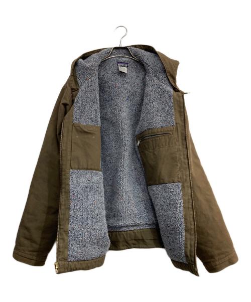 Patagonia（パタゴニア）Patagonia (パタゴニア) ラインドキャンバスフーディ　09年製　27161 FA9 オリーブ サイズ:XLの古着・服飾アイテム