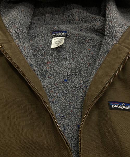 Patagonia（パタゴニア）Patagonia (パタゴニア) ラインドキャンバスフーディ　09年製　27161 FA9 オリーブ サイズ:XLの古着・服飾アイテム