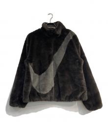 NIKE（ナイキ）の古着「W FAUX FUR SWSH JKT　DO3792-220」｜ブラウン