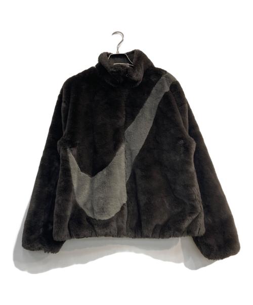 NIKE（ナイキ）NIKE (ナイキ) W FAUX FUR SWSH JKT　DO3792-220 ブラウン サイズ:Sの古着・服飾アイテム