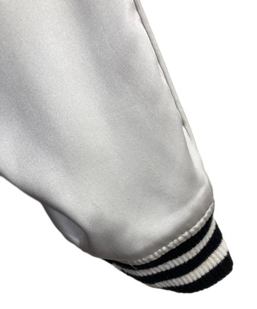 PONEYCOMB（パ二カムトウキョー）PONEYCOMB (パ二カムトウキョー) MARVEL (マーベル) リバーシブルスカジャン　スパイダーマン　ヴェノムvsカーネイジ 　東京コミコン パニカムトーキョー ブラック×レッド サイズ:Lの古着・服飾アイテム