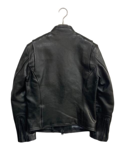 AVIREX（アヴィレックス）AVIREX (アヴィレックス) シングルライダースジャケット ブラック サイズ:Mの古着・服飾アイテム