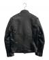 AVIREX (アヴィレックス) シングルライダースジャケット ブラック サイズ:M：10000円