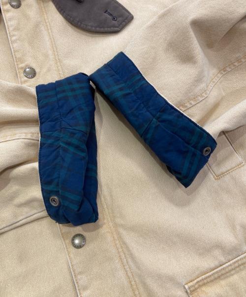 NAUTICA（ノーティカ）NAUTICA (ノーティカ) クラッシュドダックロングコートヴィンテージ ベージュ サイズ:XLの古着・服飾アイテム