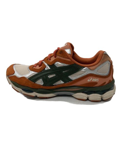 asics（アシックス）asics (アシックス) GEL-NYCスニーカー オレンジ×カーキ サイズ:28cmの古着・服飾アイテム