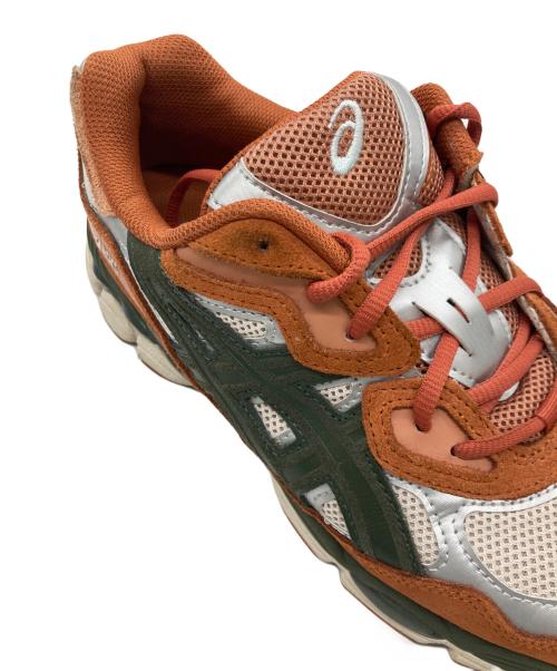 asics（アシックス）asics (アシックス) GEL-NYCスニーカー オレンジ×カーキ サイズ:28cmの古着・服飾アイテム