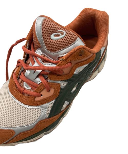asics（アシックス）asics (アシックス) GEL-NYCスニーカー オレンジ×カーキ サイズ:28cmの古着・服飾アイテム