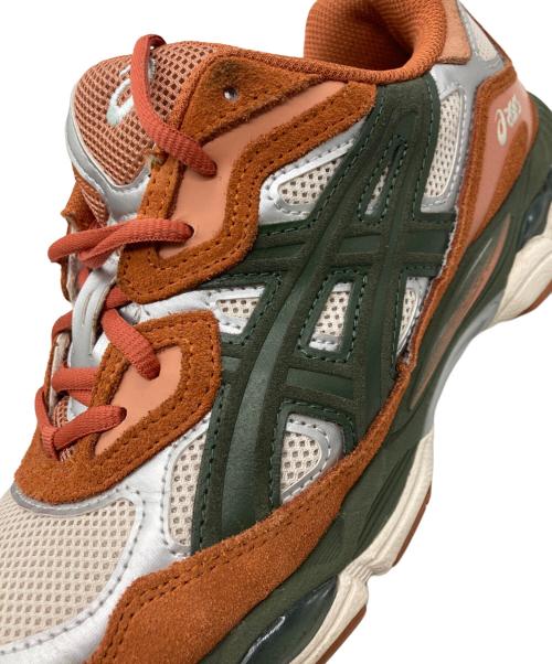 asics（アシックス）asics (アシックス) GEL-NYCスニーカー オレンジ×カーキ サイズ:28cmの古着・服飾アイテム