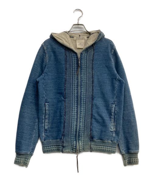 REMI RELIEF（レミレリーフ）REMI RELIEF (レミレリーフ) インディゴジップパーカー インディゴ サイズ:Lの古着・服飾アイテム