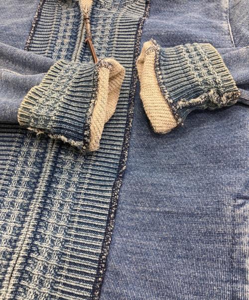 REMI RELIEF（レミレリーフ）REMI RELIEF (レミレリーフ) インディゴジップパーカー インディゴ サイズ:Lの古着・服飾アイテム