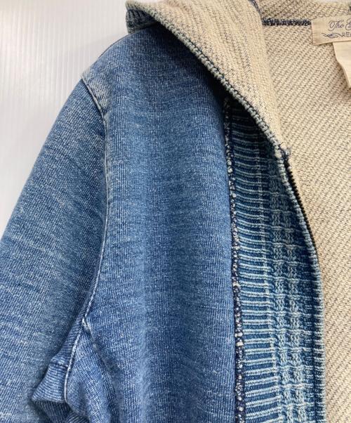 REMI RELIEF（レミレリーフ）REMI RELIEF (レミレリーフ) インディゴジップパーカー インディゴ サイズ:Lの古着・服飾アイテム