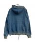 REMI RELIEF (レミレリーフ) インディゴジップパーカー インディゴ サイズ:L：5000円