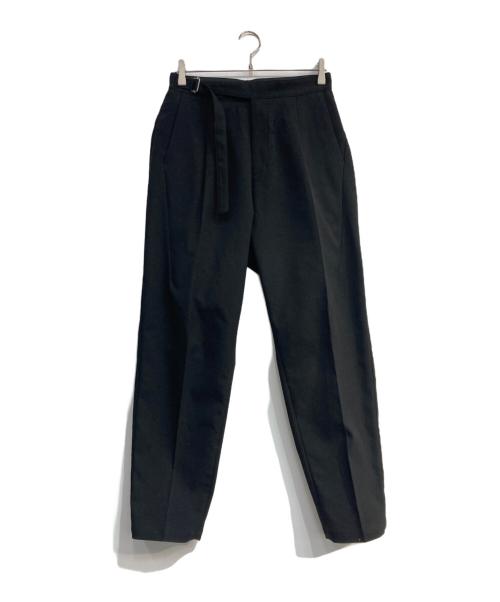 WHITE MOUNTAINEERING（ホワイトマウンテ二アニング）WHITE MOUNTAINEERING (ホワイトマウンテ二アニング) 1 TUCK STRETCH PANTS　WM2473410 ブラック サイズ:3の古着・服飾アイテム