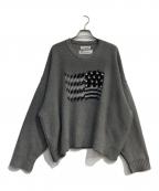 TTT MSW×DAIRIKUティー×ダイリク）の古着「American Dream Inside-out Knit」｜グレー