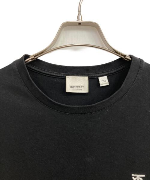 BURBERRY（バーバリー）BURBERRY (バーバリー) MONOGRAM MOTIF COTTON T-SHIRT ブラック サイズ:Ⅿの古着・服飾アイテム