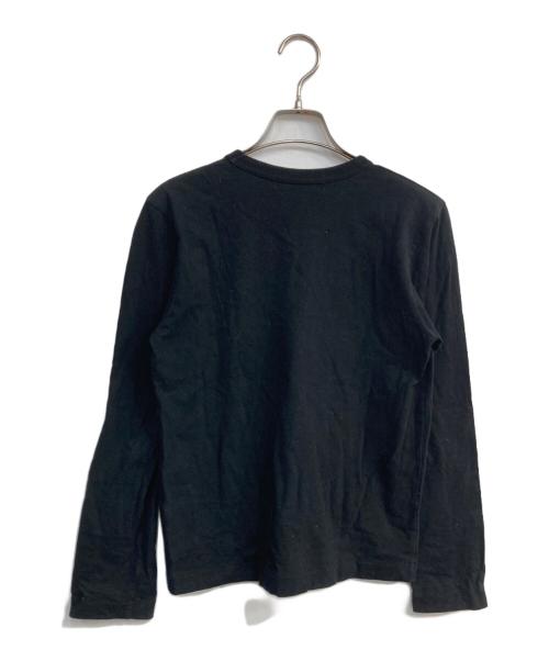 PLAY COMME des GARCONS（プレイコムデギャルソン）PLAY COMME des GARCONS (プレイコムデギャルソン) ワッペンカットソー　AD2019　AZ-T117 ブラック サイズ:Lの古着・服飾アイテム
