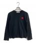 PLAY COMME des GARCONS（プレイコムデギャルソン）の古着「ワッペンカットソー　AD2019　AZ-T117」｜ブラック