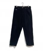 HUFハフ）の古着「CROMER CORDUROY PANT 　25AW　FA25 PT00370」｜ブラック