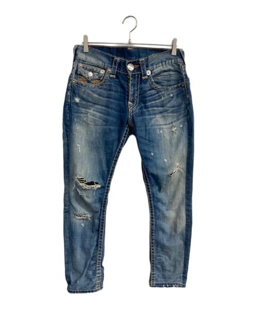 TRUE RELIGION（トゥルー レリジョン）TRUE RELIGION (トゥルー レリジョン) ダメージデニムパンツ インディゴ サイズ:30の古着・服飾アイテム