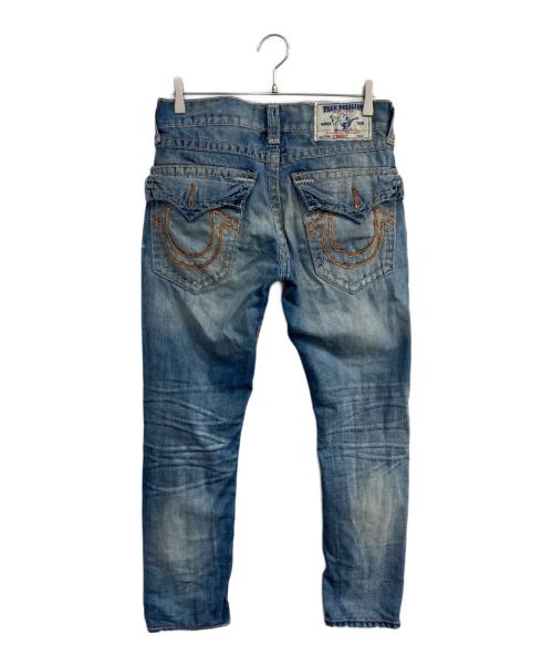 TRUE RELIGION（トゥルー レリジョン）TRUE RELIGION (トゥルー レリジョン) ダメージデニムパンツ インディゴ サイズ:30の古着・服飾アイテム